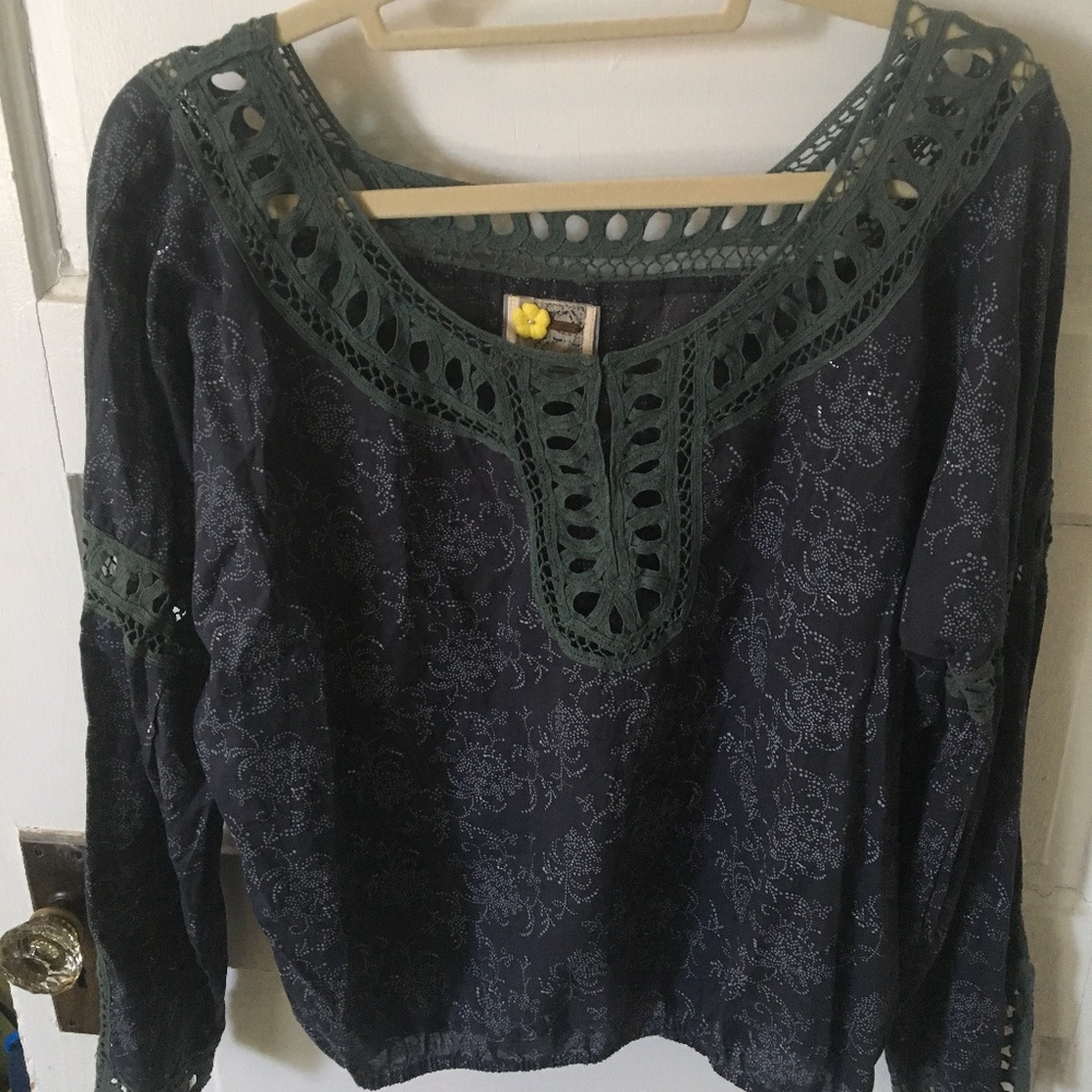 Free People Long Sleeve Blouse